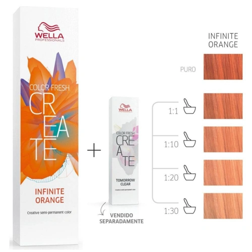 Wella Color Fresh Create Infinite Orange Hajfesték 60ml főképe